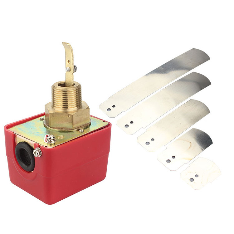 High Protection Bras Liquid Control Sensor Heat Pump Copper Paddle Water Flow Switch