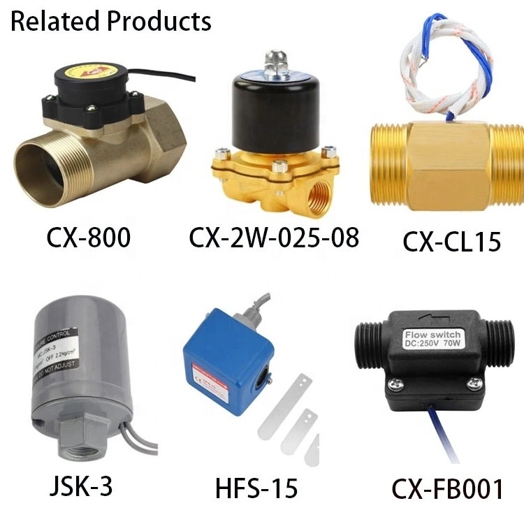 High Temperature Paddle System Sensor Water Pump Flow Switch With Differential Pressure Switch