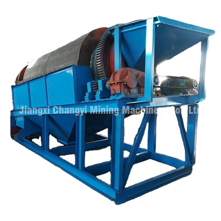 China Small Mobile Portable Cylinder Sand Screening Machine All-In-One Tumbler Screen Mining Separation