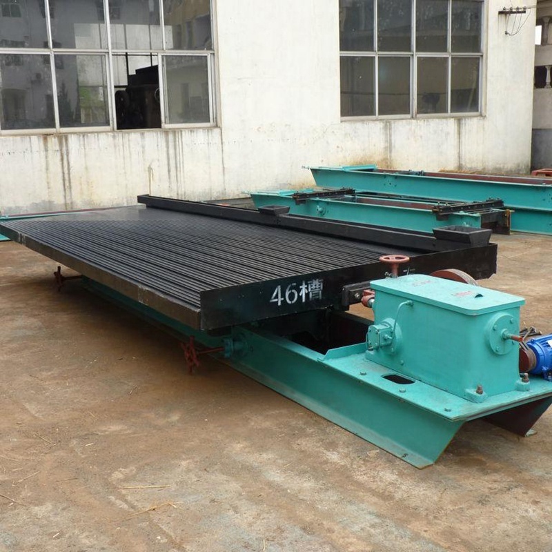 6-s Shaking Table Gravity Concentration Copper Recycle Chrome Ore Shaking Table for Garnet Separation