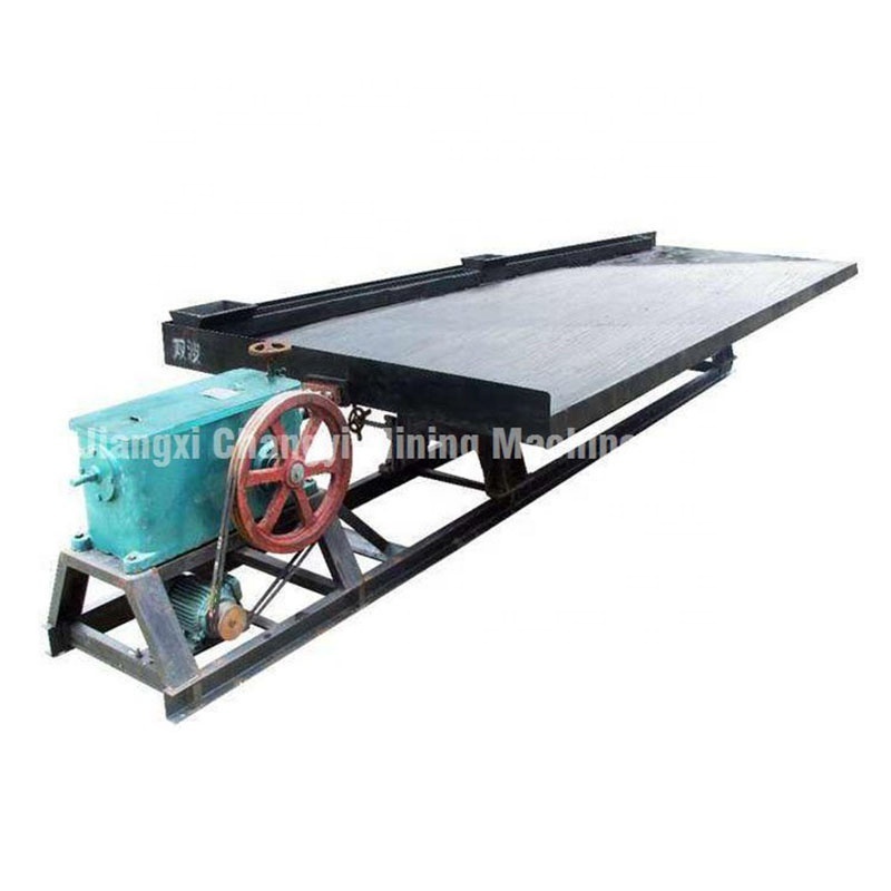 6-s Shaking Table Gravity Concentration Copper Recycle Chrome Ore Shaking Table for Garnet Separation