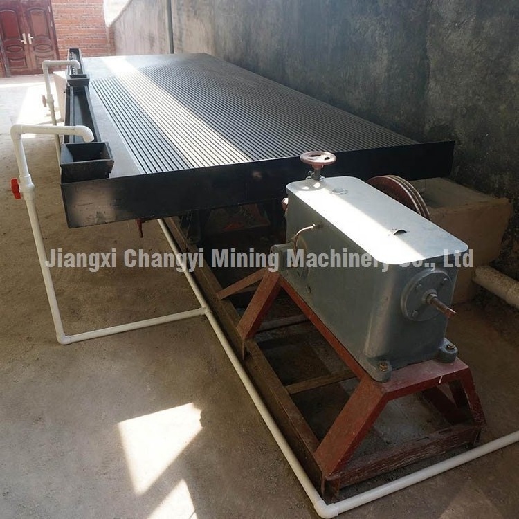 6-s Shaking Table Gravity Concentration Copper Recycle Chrome Ore Shaking Table for Garnet Separation