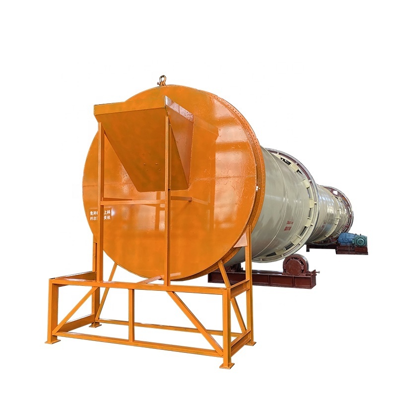 JXSC Industrial Machine Dry Sand/Wood Peat/Coconut Peat Triple Pass Rotary Drum Dryer Rotary Drying Drum Equipment