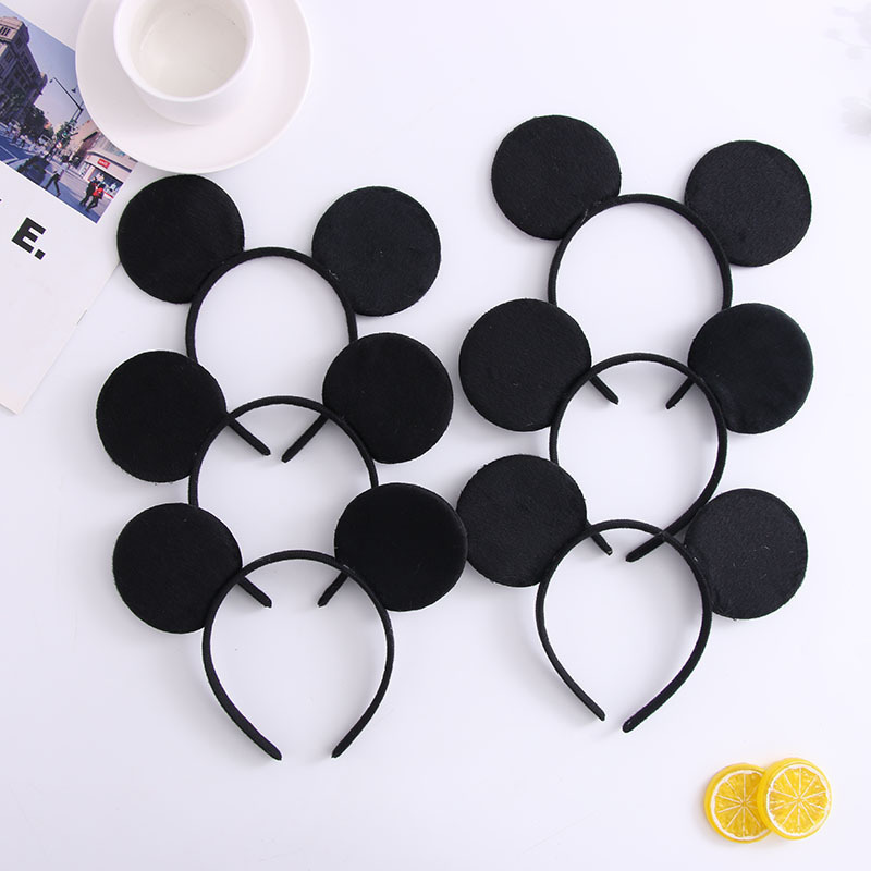 High-quality Mickey bow hair band cute mouse ear hair band children's holiday dress up performance headdress amusement park