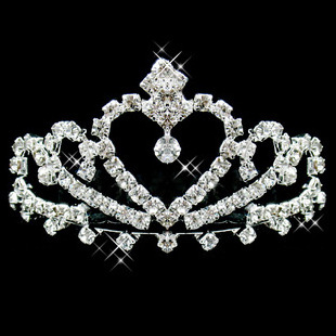 New Fashion Rhinestone Bridal Tiara Wedding Hair Accessories Crystal Pageant Crowns Wedding Tiaras and Crowns