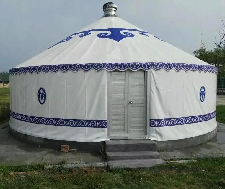 Customized outdoor waterproof aluminum yurt tents luxury mongolian yurt tents for sale