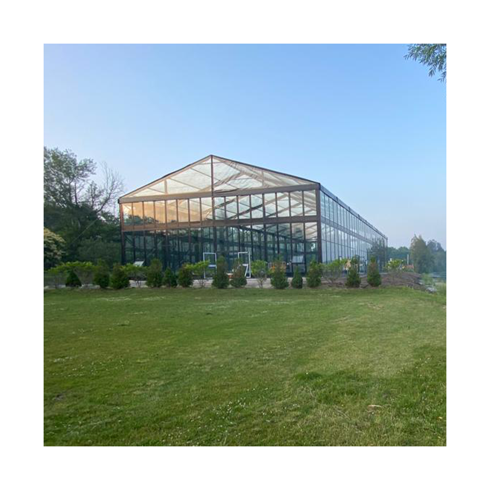 Clear glass outdoor waterproof aluminum frame wedding tent Custom size event party tent