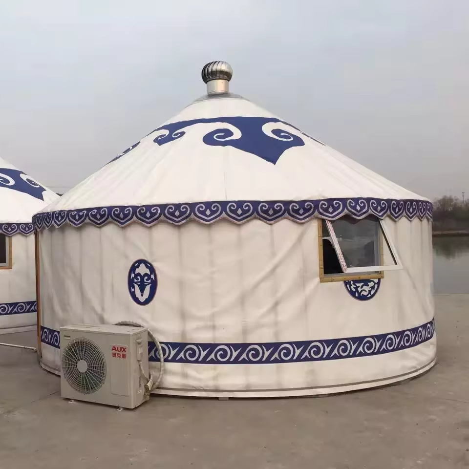 ChangYi OEM Luxury yurt tent outdoor waterproof mongolian yurt tent