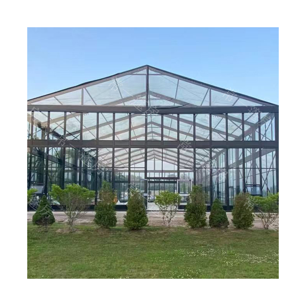 Clear glass outdoor waterproof aluminum frame wedding tent Custom size event party tent