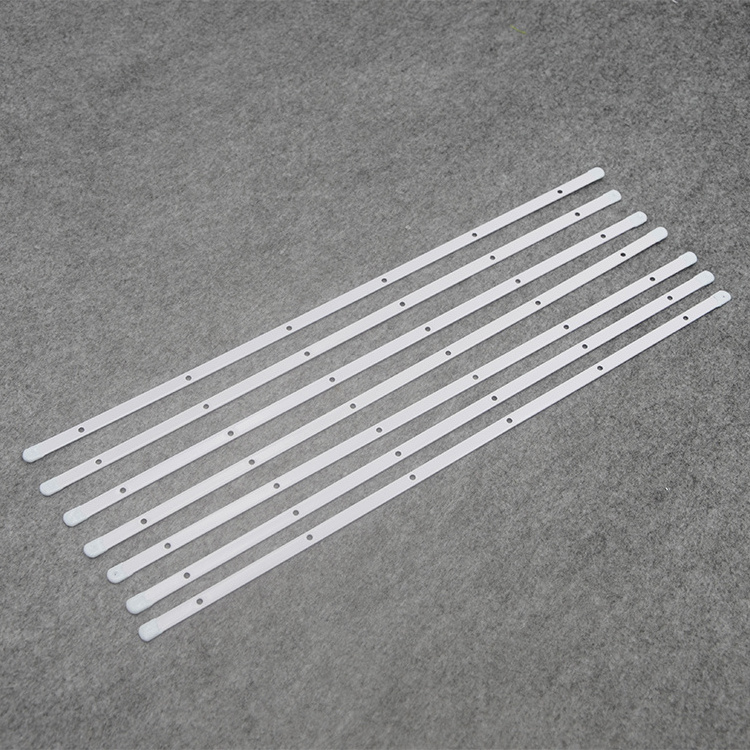 6mm White Flat Steel Bone With Hooks For Toggle Latch Buckles