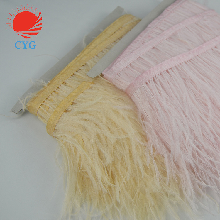 wholesale colorful ostrich feathers for evening party dresses ,bags, shoes