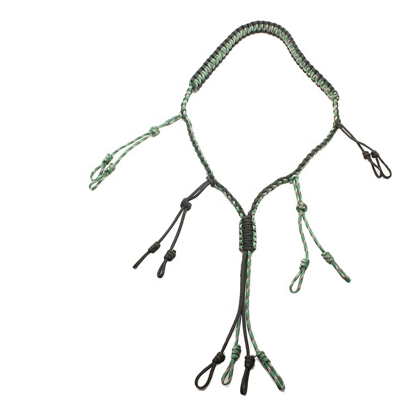 Duck Call Lanyard With Removable 12 Rings Hunting Collar Paracord Goose Calls For Predator Ducks Dog Whistle Hunting Accessories