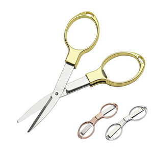 multipurpose Folding Scissors Small Foldable Scissors Mini Portable Sewing Cutter Shear for Travel School Fishing Home DailyLife