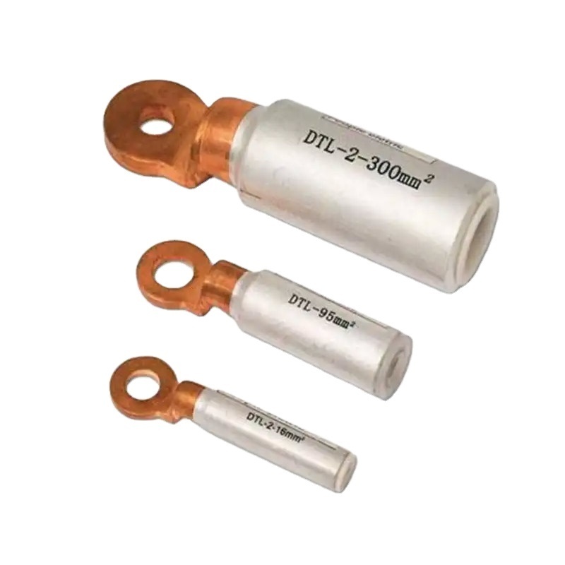 Aluminium copper cable terminal lug tube types bimetallic lugs Cable wiring terminals