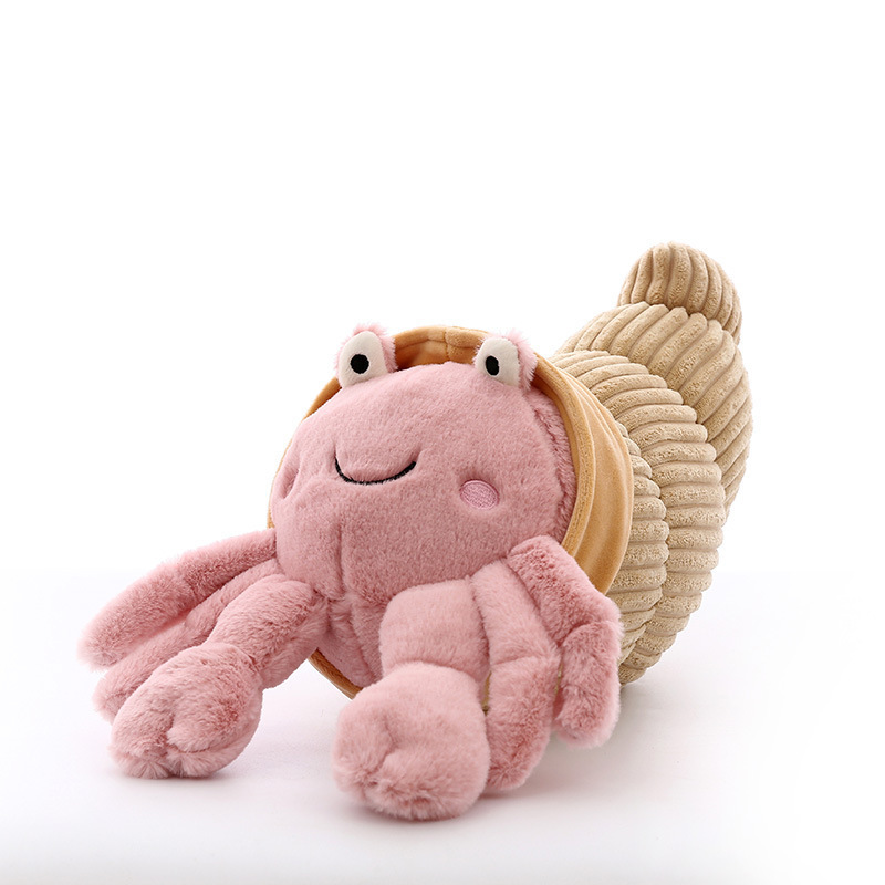 OEM/ODM Stuffed Animals Realistic Crab Soft Plush Toy Custom Your Own Design Cartoon Hermit Crab Plush Toy