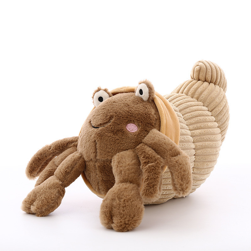 OEM/ODM Stuffed Animals Realistic Crab Soft Plush Toy Custom Your Own Design Cartoon Hermit Crab Plush Toy