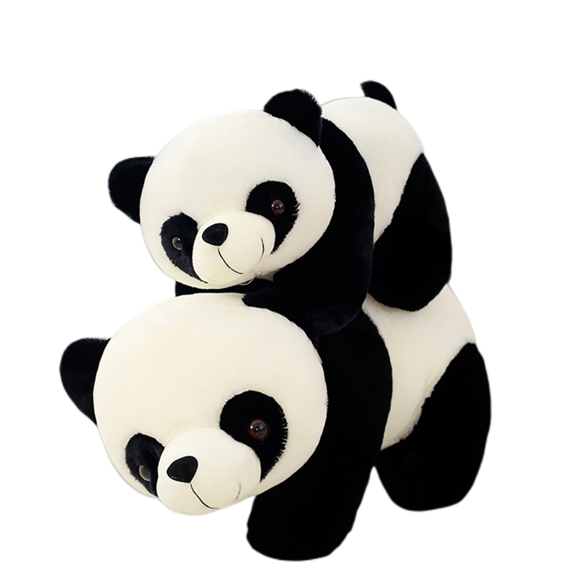 Wholesale Cute Realistic Giant Panda Doll Children Accompany Pillow Papa Panda Stuffed Animal Soft Plush Toy