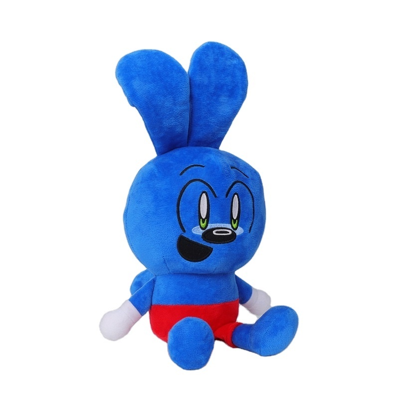 Hot Selling Riggy Monkey Plush Toy Blue Pink Rabbit Doll Gift Cute Rabbit Plush Toy Factory Direct Sales Wholesale