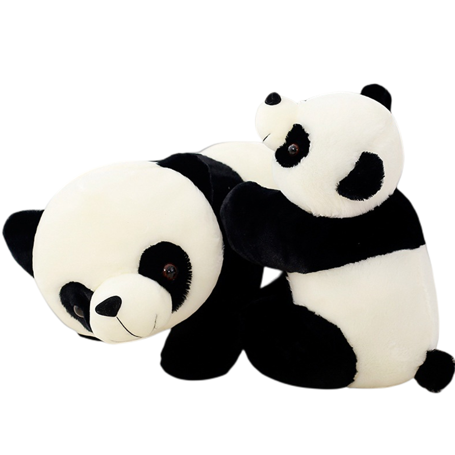 Wholesale Cute Realistic Giant Panda Doll Children Accompany Pillow Papa Panda Stuffed Animal Soft Plush Toy