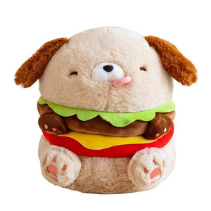 Innovative New Sausage Hot Dog plush Doll Fun Animal Food Stuffed Plush Toy Cute Burger Puppy Plush Toy