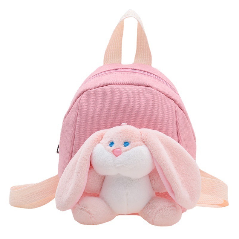 Mini Cartoon Plush Rabbit Backpack Fashionable Kindergarten Early Education Children's Cute Backpack