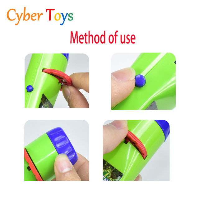 Kids Educational Portable Torch Light Toy Flashlight Dinosaur Projector Toy