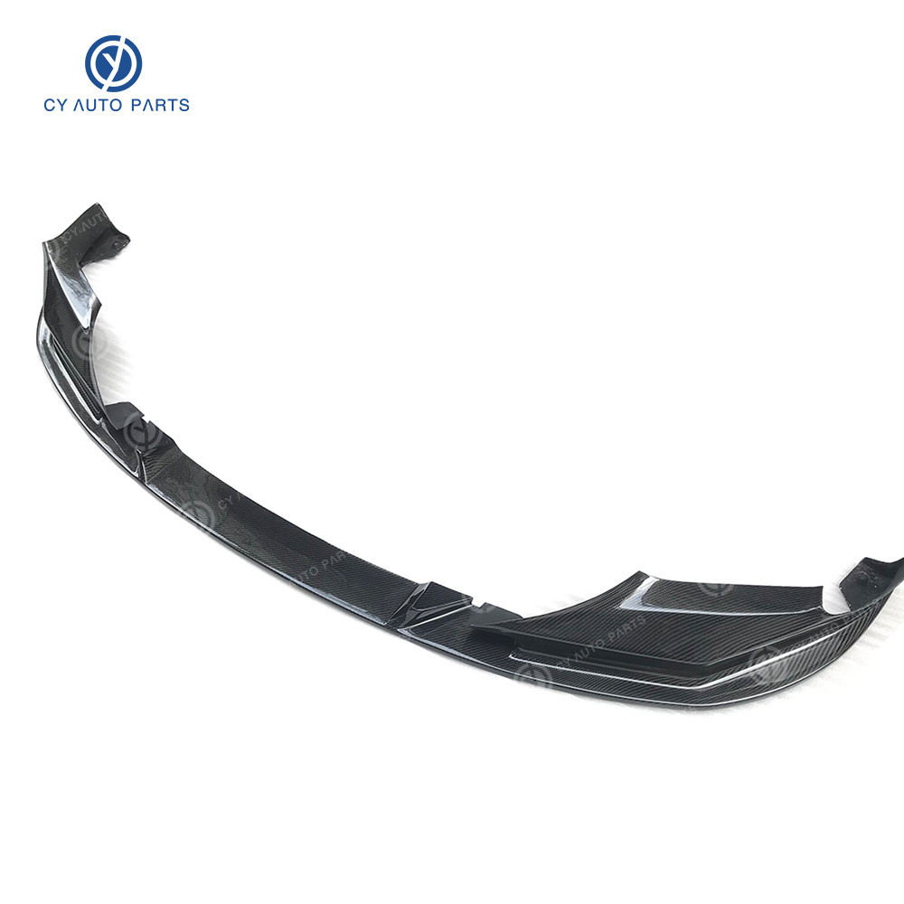 High Quality Carbon Fiber LCI Style Front Lip Bumper Chin Spoiler Splitters For BMW M5 F90