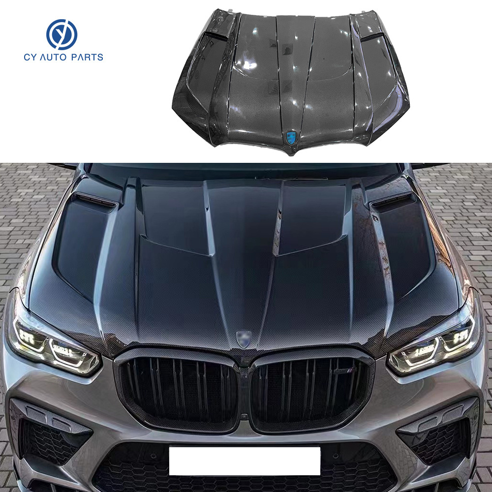 Retrofit Car Accessories Carbon Fiber Engine Hood LD Style Engine Cover For BMW X5 X6 G05 G06