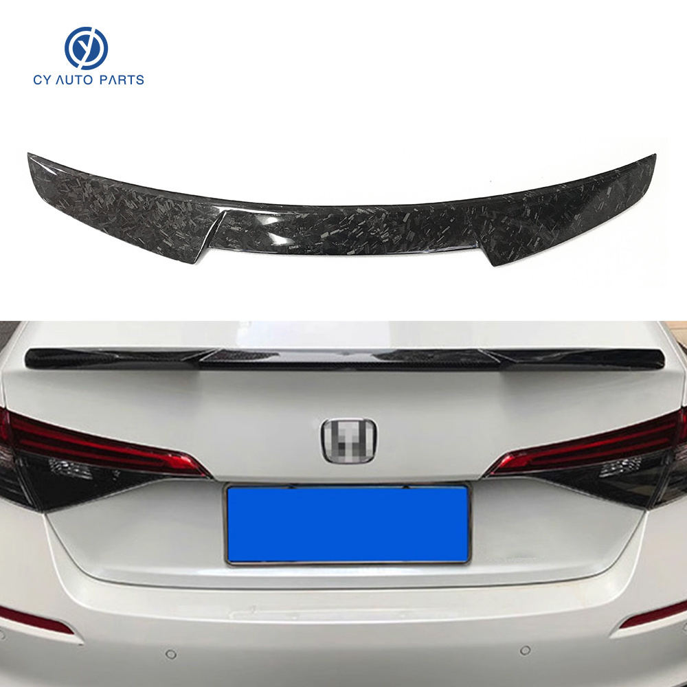 Carbon Fiber M4 Style Rear Trunk Wing Spoiler For Honda 11th Gen Civic 2022 Tail Spoiler