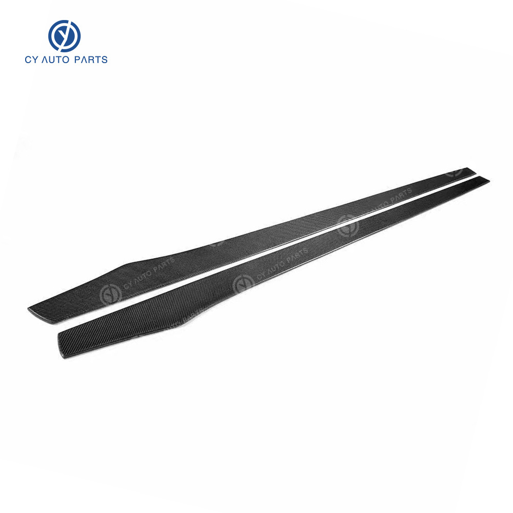 Auto Body Kits High Quality Carbon Fiber Car Universal Side Skirts Lip Hot Sale Accessories For Car