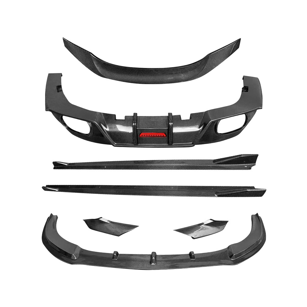 Carbon Fiber Front Bumper Lip Side Skirt Rear Bumper Diffuser Rear Spoiler For BMW Z4 G29 2019- Bodykit