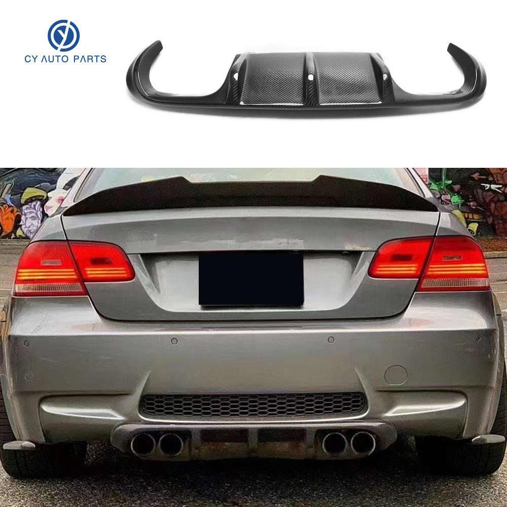 Carbon Fiber VORSTEINER Style Rear Diffuser Lip For BMW 3 Series E90 E92 M3 Rear Bumper Body Kit