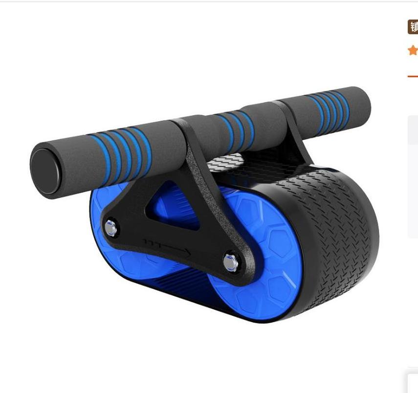 Wheel for Abdominal Exercise, Core Workout Equipment with Automatic Rebound Assistance and Resistance Springs