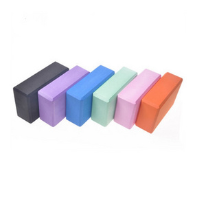 high density EVA exercise yoga block Professional yoga supplies EVA foam yoga block