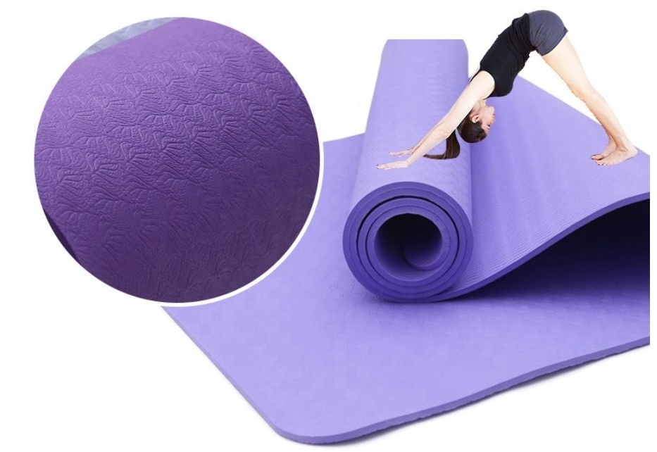 2022 CYCHOS Shanghai slipness 8mm TPE yoga mat wholesale with high quality TPE material