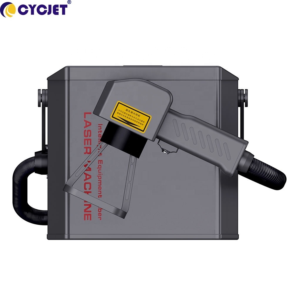 CYCJET Mini Handheld Laser Printer 20w Portable Mini Fiber Laser Marking Machine Laser Marker