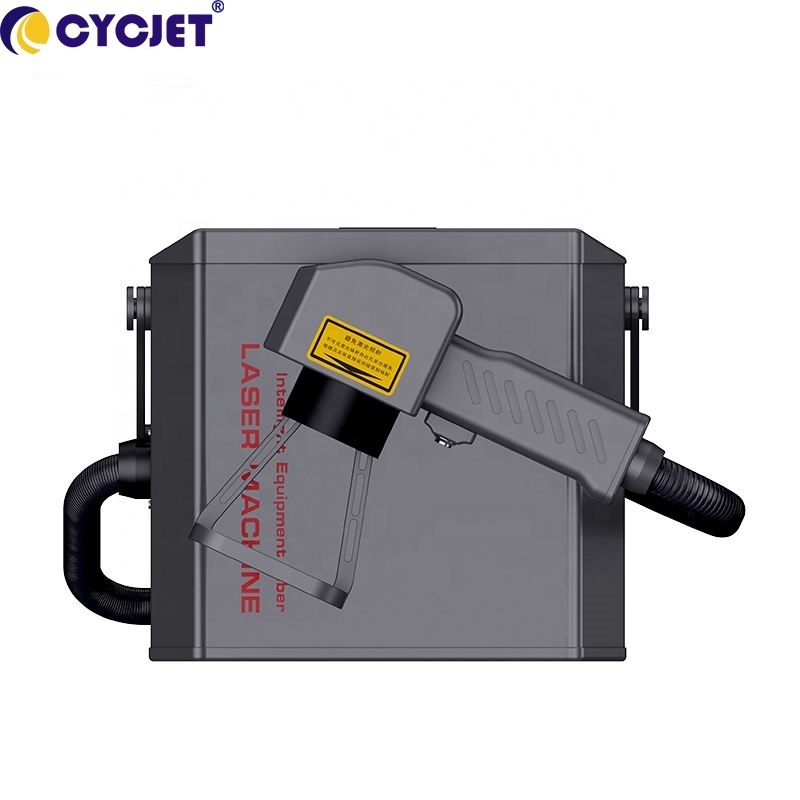 CYCJET M20 Portable Handheld Laser Marking Machine for QR Code Engraving on Truck Tires