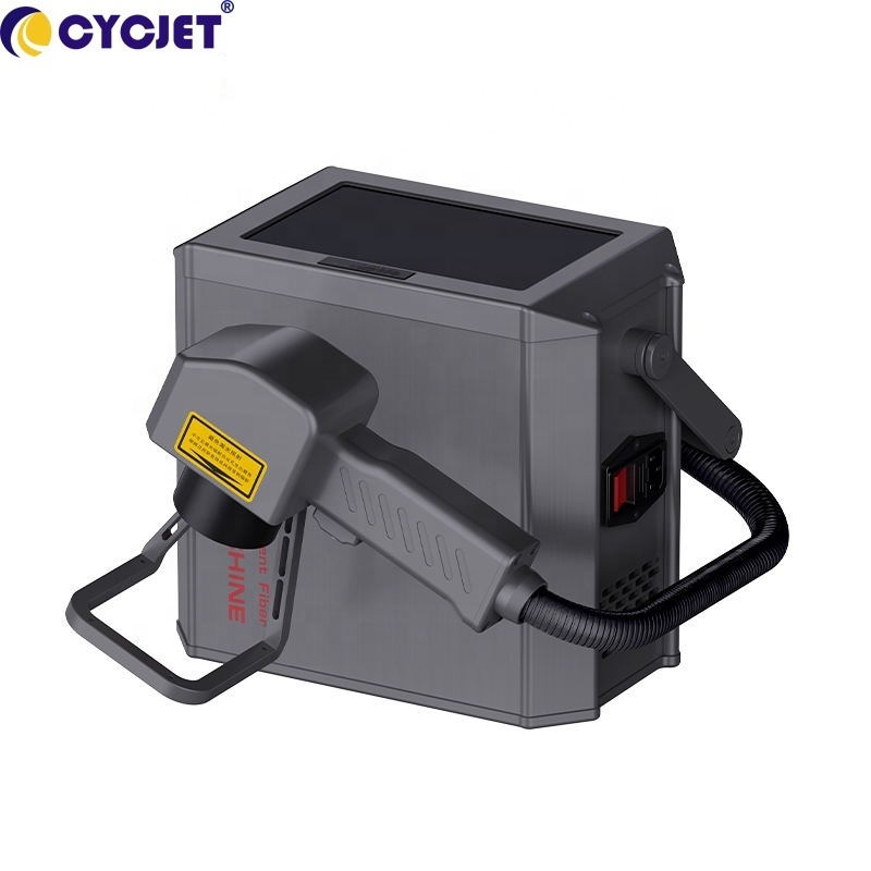 CYCJET Mini Handheld Laser Printer 20w Portable Mini Fiber Laser Marking Machine Laser Marker