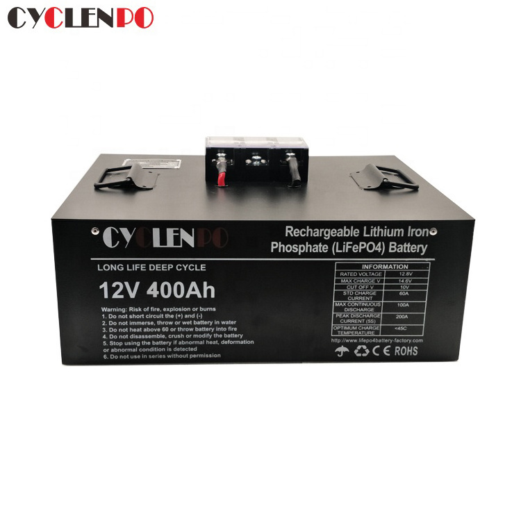 Deep cycle lithium lifepo4 battery bateria solar 12v 400ah for energy storage