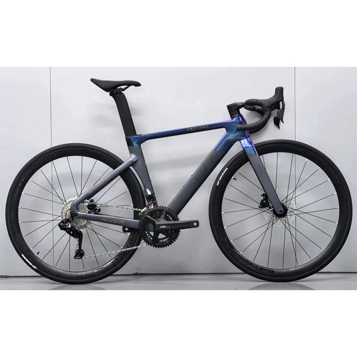 Cycletrack RIVER Factory Direct Sell Racing Carbon Bicycle Road Bike EDS Carbon Fiber Frame Road Bike Carbon with Propel Disc