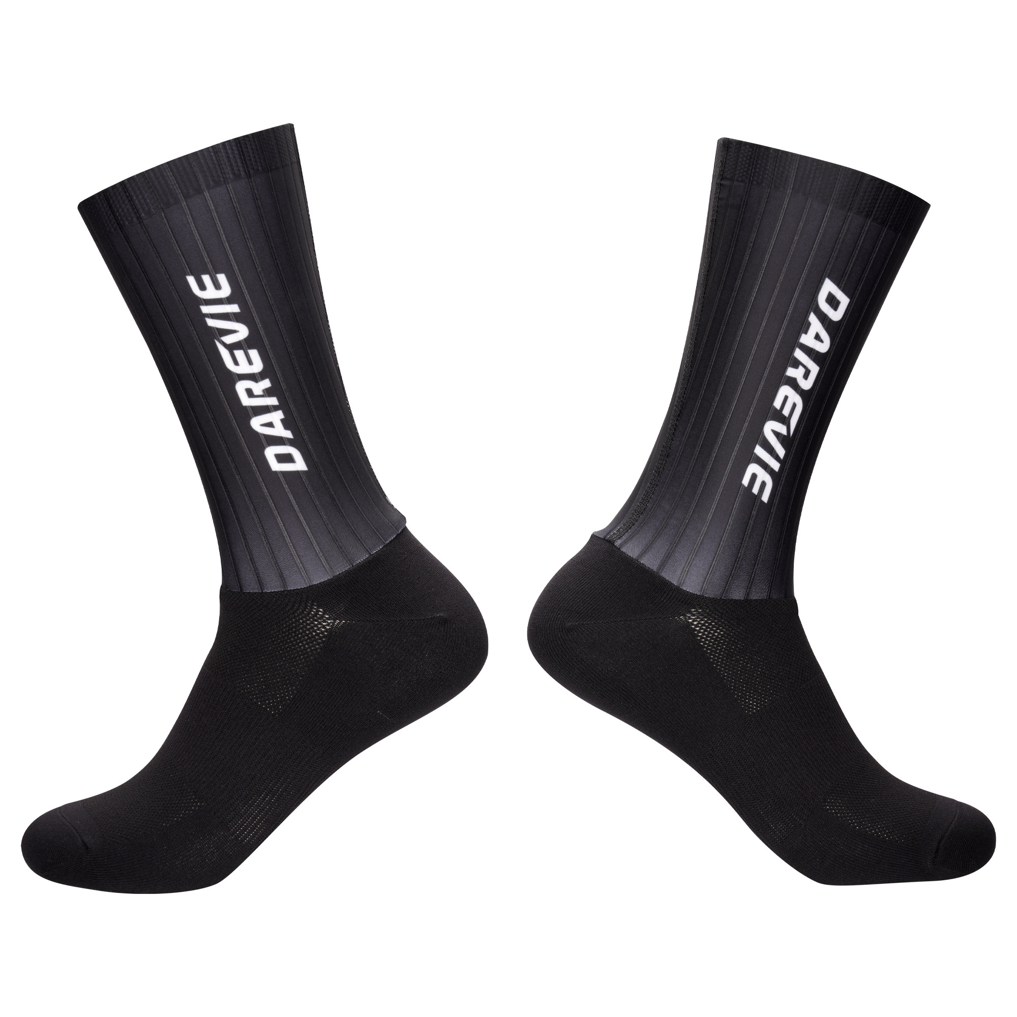 Darevie Custom design nylon socks oem odm design breathable anti-slip glue riding socks ropa de ciclismo personalizada