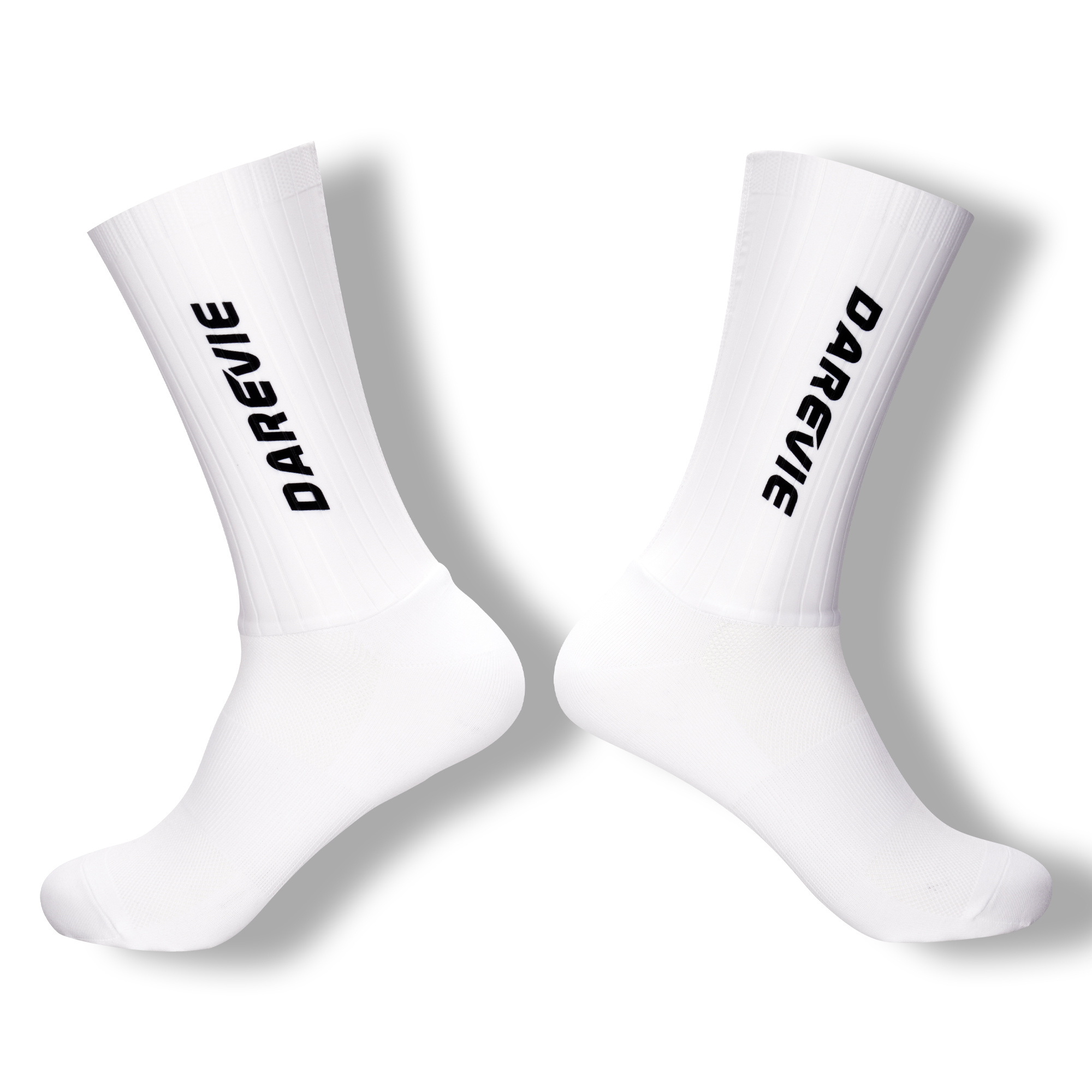 Darevie Custom design nylon socks oem odm design breathable anti-slip glue riding socks ropa de ciclismo personalizada