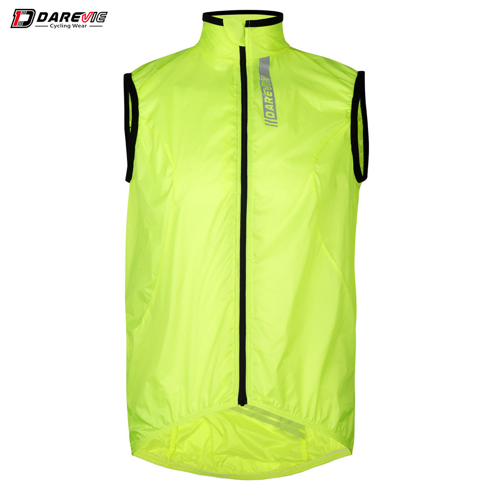 DAREVIE OEM bicycle vest sleeveless thin wind gilet summer rain proof breathable apparel waistcoat cycling vest for bicycle bike