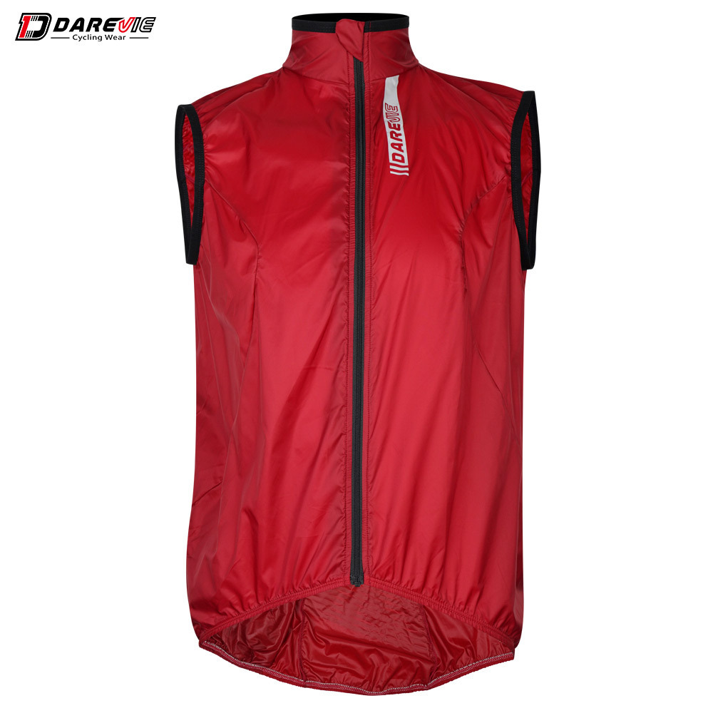 DAREVIE OEM bicycle vest sleeveless thin wind gilet summer rain proof breathable apparel waistcoat cycling vest for bicycle bike