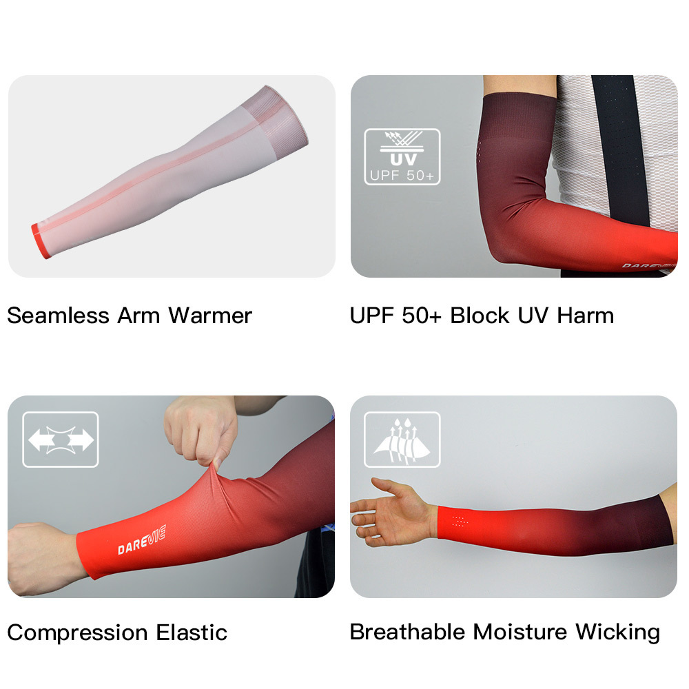 UV Protection Arm Cover Sleeve One-piece Power Band Without Stitching Gaming Hand Sleeve Basketball Running Cooling Arm Sleeve