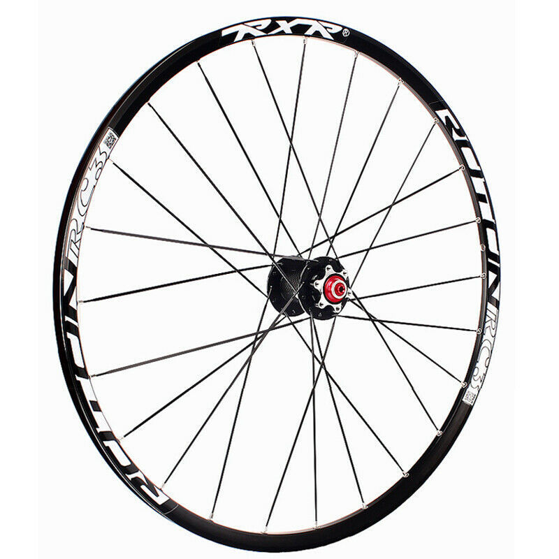 RXR MTB Bicycle Wheelset QR/Thru Axle 26 27.5 29inch Rim 25mm Carbon Hub Disc Clincher Tyre Rim 7-11S Bike Wheels