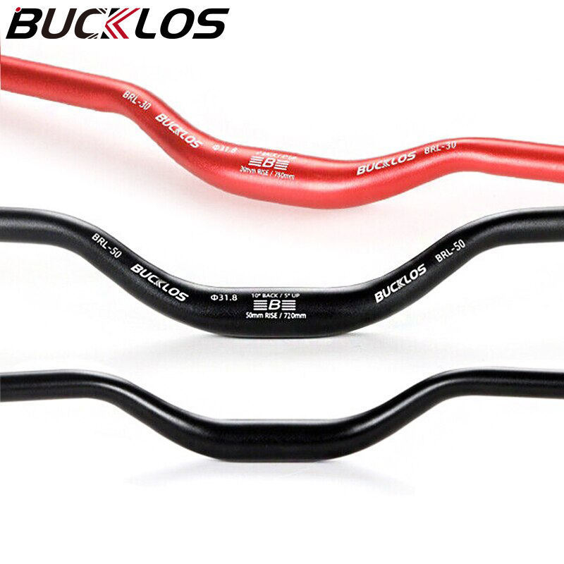 BUCKLOS OEM/ODM Guidon Vtt 31.8mm Ultralight Aluminum Alloy Cycle Riser Bike Handle Bar Bicycle Parts Handlebar