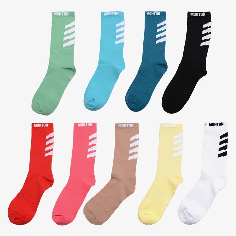 Wholesale Grip Bicycle Socks Compression Quality Custom Print Sublimated Aero Cycling Socks Athletic Crew Mens Anti-slip Team