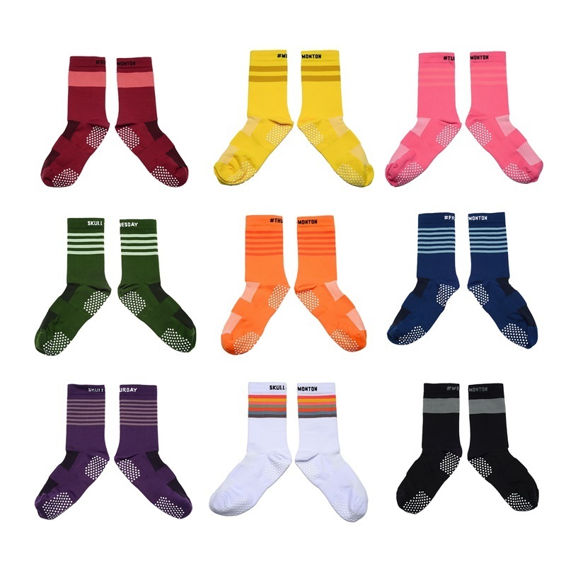 Wholesale Grip Bicycle Socks Compression Quality Custom Print Sublimated Aero Cycling Socks Athletic Crew Mens Anti-slip Team