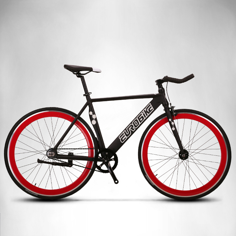 new arrival !black and white customize 700c single speed cheap fixed gear bike for sale